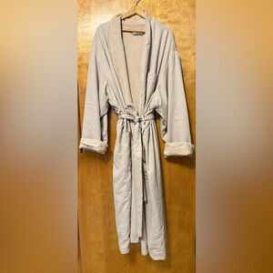 The Spa Secret Cozy Beige Spa Robe with Belt Asha Spa
